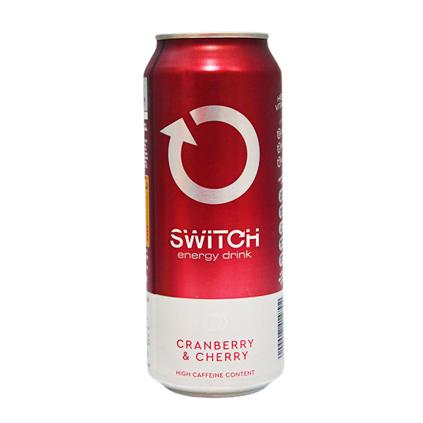 SWITCH ENERGY DRINK CRANBERRY&CHERRY 500ML Vip